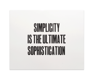 simplicity