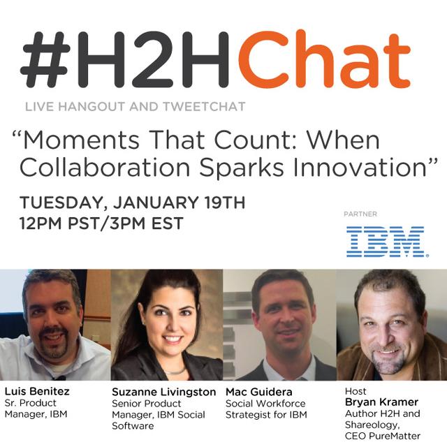Replay #H2HChat Moments That Count: When Collaboration Sparks Innovation