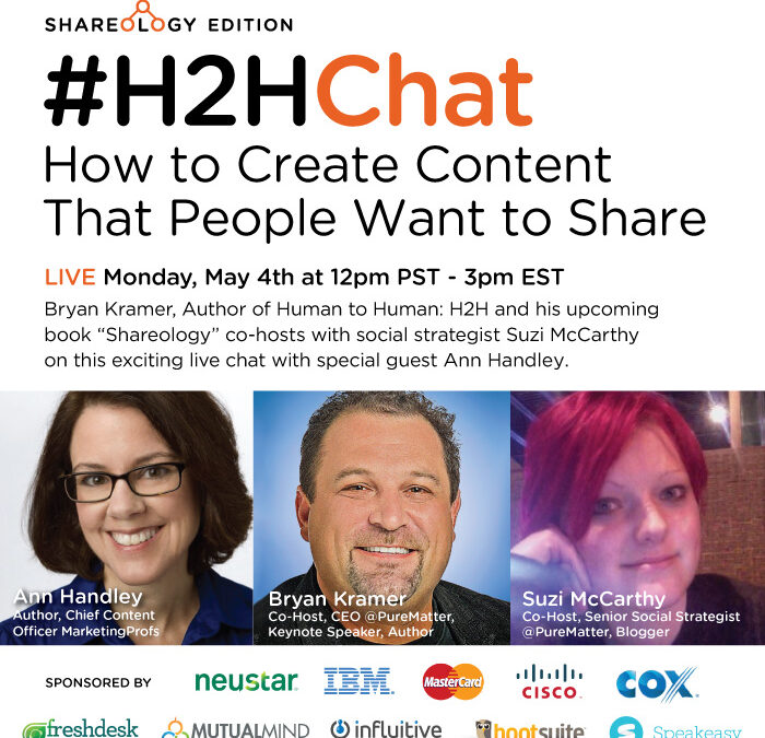 Replay #H2HChat How to Create Content That People Want to Share