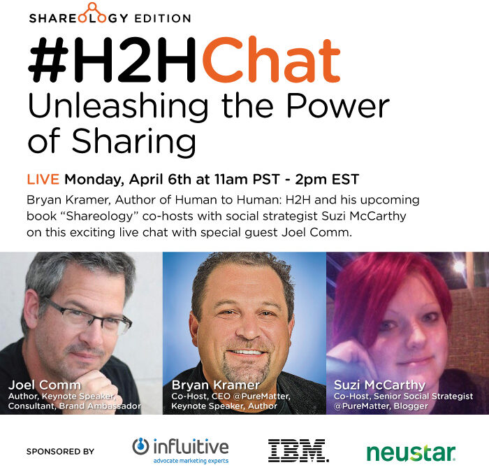 Replay #H2HChat Unleashing the Power of Sharing with @JoelComm