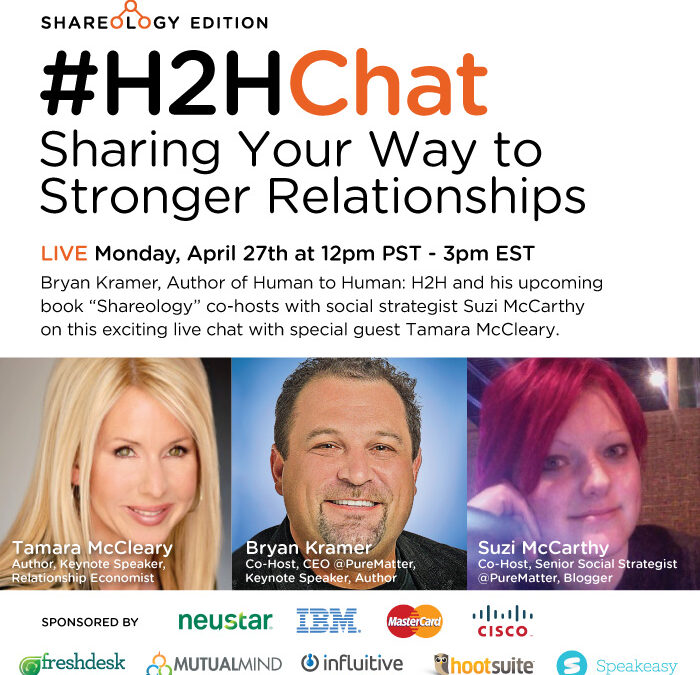 Replay #H2HChat Sharing Your Way to Stronger Relationships with Tamara McCleary
