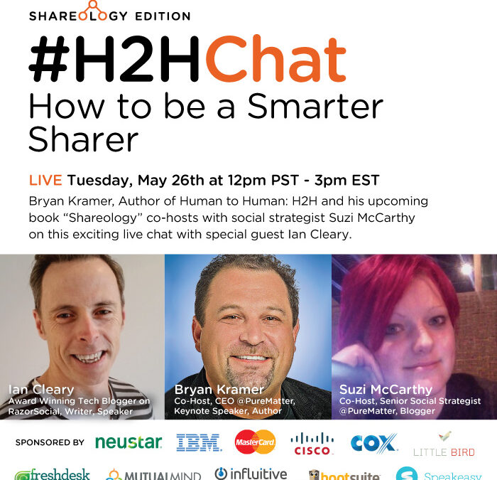 Replay #H2HChat How to be a Smarter Sharer with Ian Cleary