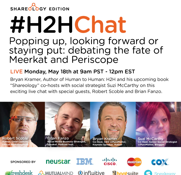 Replay #H2HChat Popping up, looking forward or staying put: debating the fate of Meerkat and Periscope