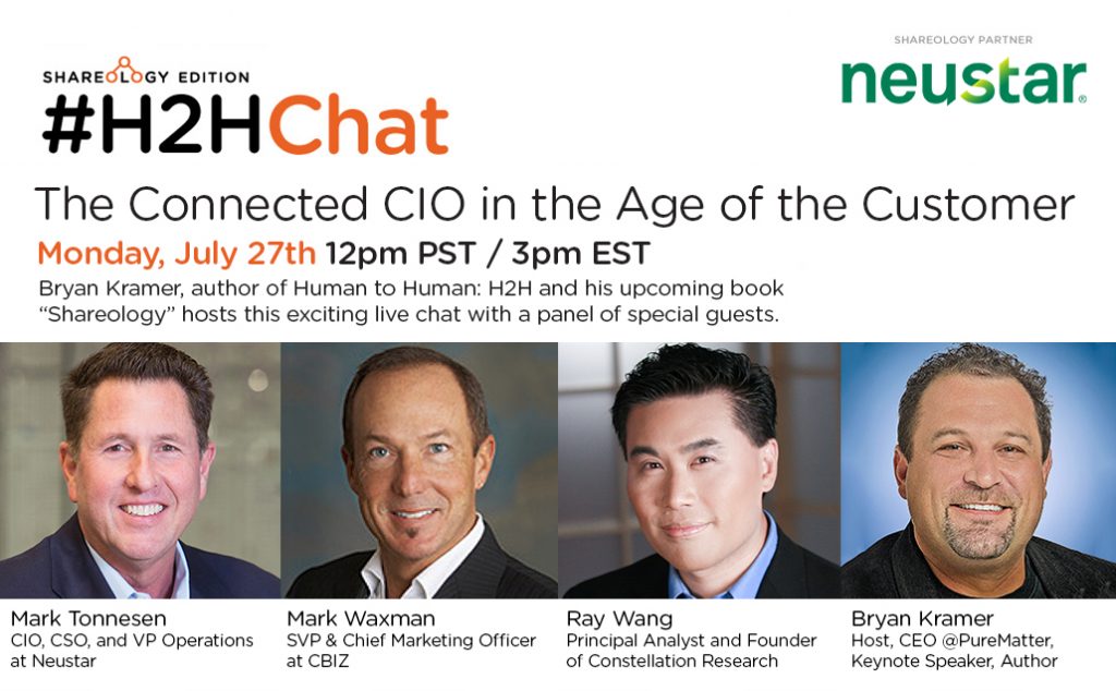 Replay #H2HChat The Connected CIO in the Age of the Customer