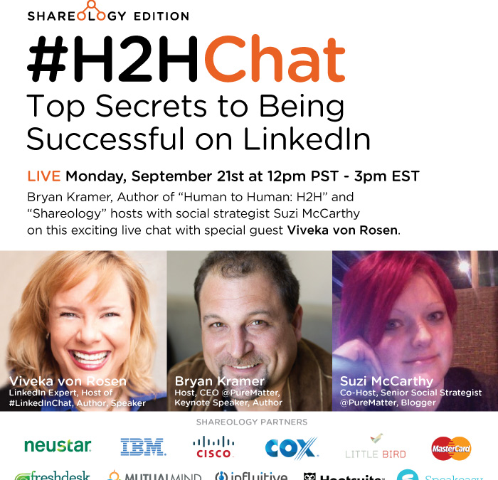 Replay #H2HChat Top Secrets to Being Successful on LinkedIn