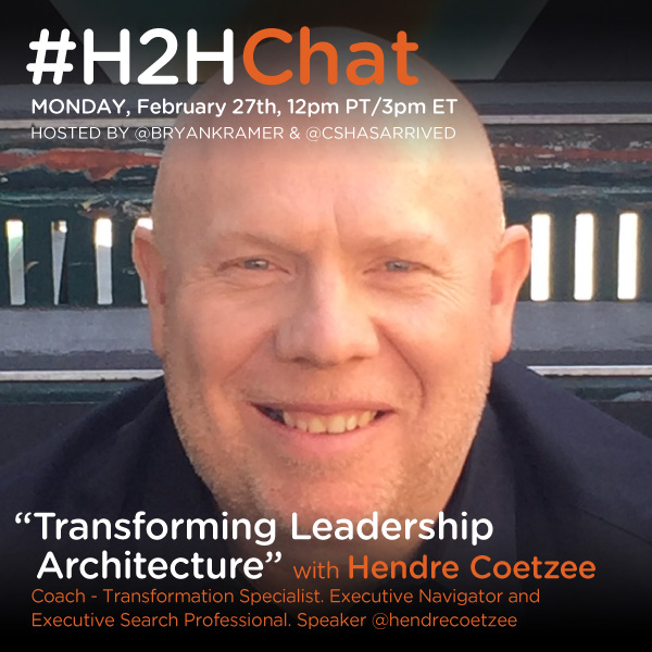 Transforming Leadership Architecture with @HendreCoetzee