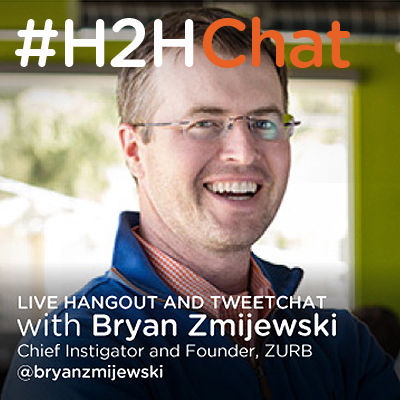 Replay #H2HChat Designing for Innovation with Bryan Zmijewski, Chief Instigator at Zurb