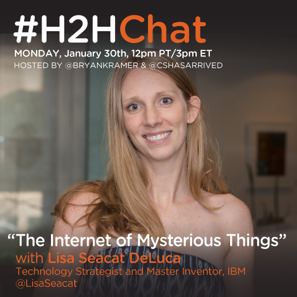 Replay #H2HChat The Internet of Mysterious Things with Lisa Seacat DeLuca