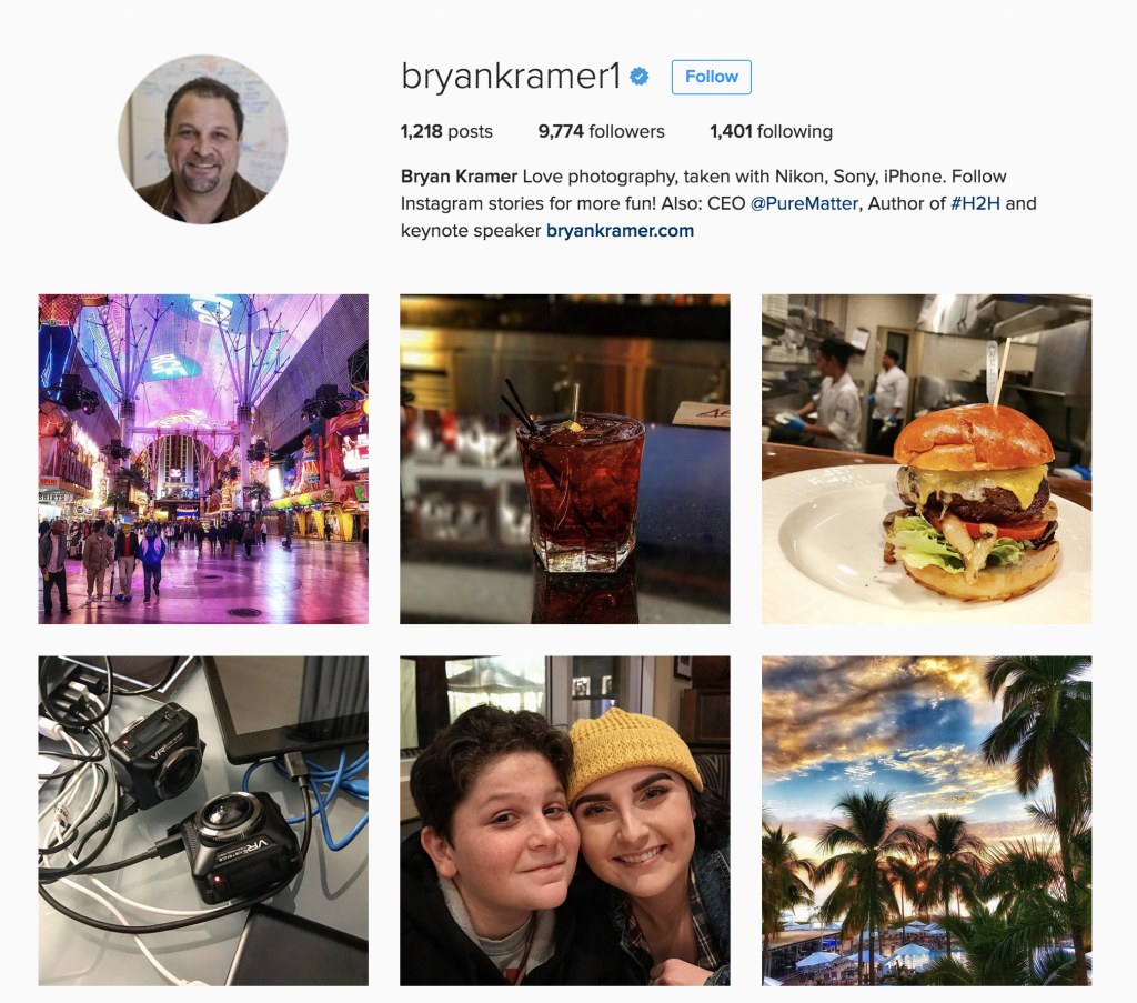 Bryan Kramer Instagram